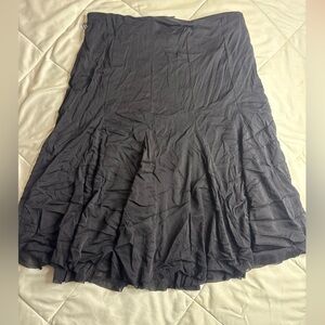 Y2K black skirt